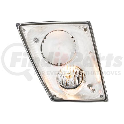 United Pacific 32593 Fog Light - RH, Chrome, for Volvo VN/VNL