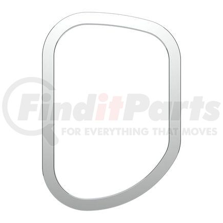United Pacific 40899 Window Trim - Exterior View, Chrome, for Freightliner