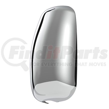 United Pacific 41745 Door Mirror Cover - LH, Chrome, for Peterbilt