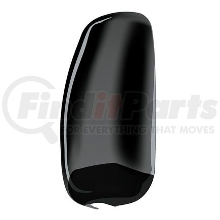 United Pacific 42777 Door Mirror Cover - LH, Black, for Peterbilt 387/587 & Kenworth T2000/T700