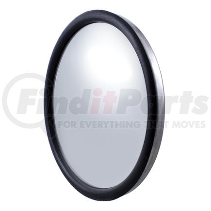 United Pacific 60009 Door Blind Spot Mirror - 8.5", Stainless Steel, Convex, 150R