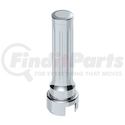United Pacific 70624 Manual Transmission Shift Knob - Gearshift Knob, Chrome, "Dallas" 13/15/18 Speed, with Adapter, Vertical