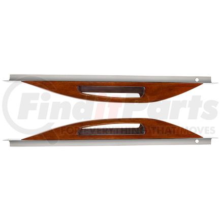 United Pacific 88070 Door Armrest - Wood, for Peterbilt