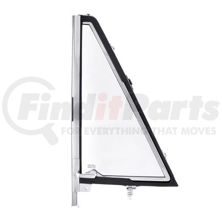 United Pacific 110218 Vent Window Assembly - RH, Chrome, without Tinted Glass, for 1966-1967 Ford Bronco