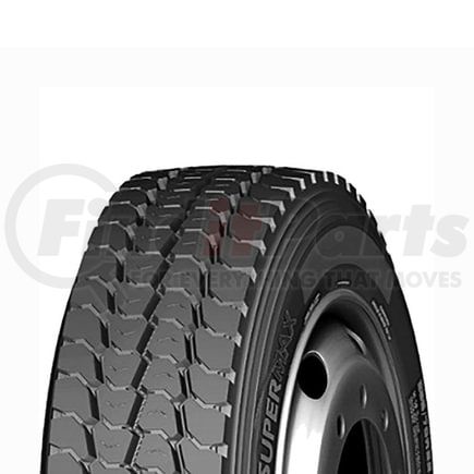 Supermax Tires MTR7502ZC HCC1-Plus Tire - 11R24.5, 149/146L, 43.5" Overall Tire Diameter