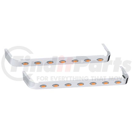 Panelite 10982588 SLEEPER SKIRT PAIR PB 389 LH '18+ 72" LONG 4" WIDE W/M5 AMBER LED (7)