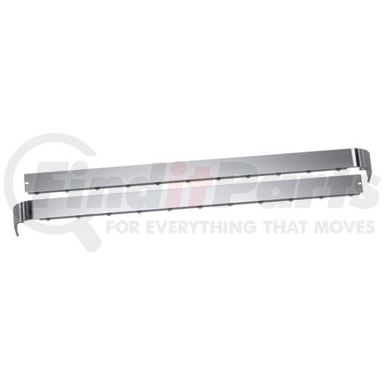 Panelite 10982932 SLEEPER SKIRT PAIR PB 70" LONG 4" WIDE W/ 3/4" RD CLEAR UNDERLIT (11) PAINTABLE