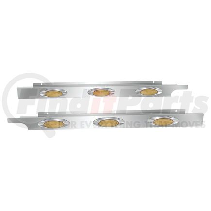 Panelite 10992243 CAB SKIRT PAIR PB 579/567 LH SBA CAB EXH 3" WIDE W/M1 AMBER LED (3)