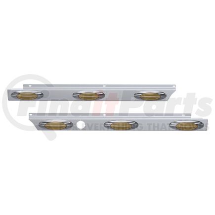 Panelite 10992251 CAB PANEL PAIR PB 579 ULTRALOFT SHORT HOOD 2.5" WIDE (3) M1 LEDS W/BH SS