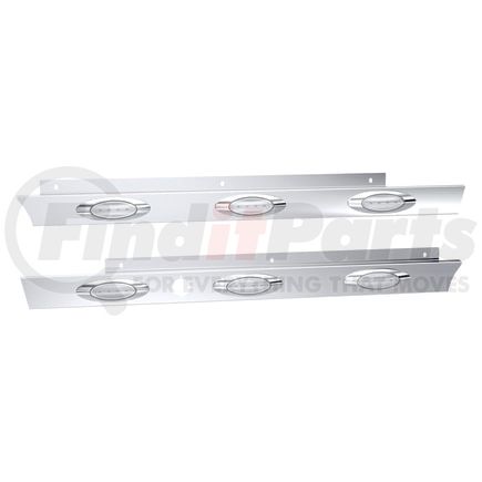 Panelite 10992265 CAB PANEL, PAIR, PB MLU 579 MH CME, 3" WIDE, W/(3) M1 AMBER CLEAR LED