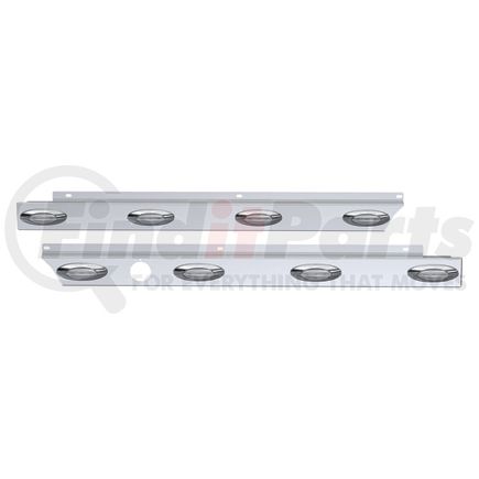 Panelite 10992687 CAB PANEL PAIR PB 579 ULTRALOFT SHORT HOOD 2.5" WIDE (4) M5 CLEAR LEDS W/BH SS