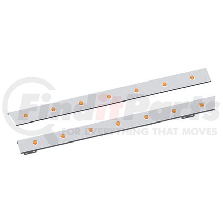 Panelite 10992968 CAB SKIRT PAIR PB 379/388/389 '07+ FOR USE W/OEM COWL W/ 3/4" RD AMBER LED (7)