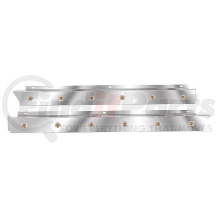 Panelite 10996999 SKIRT - CAB, PB 567 SFA '22+ CAB EXHAUST 3" WIDE W/ 3/4" RD AMBER LEDS (6)