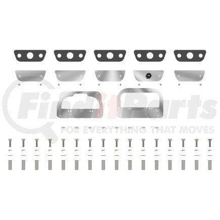 Panelite 20731907 INSTALL KIT - SUNVISOR, KW T680/880/W990 MID ROOF, W/O OE VISOR_x000D_