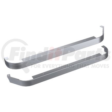 Panelite 20982000 SLEEPER SKIRT PAIR KW T680/T880/W990 52" W/O EXT CAB EXHAUST 2.5" WIDE BLANK