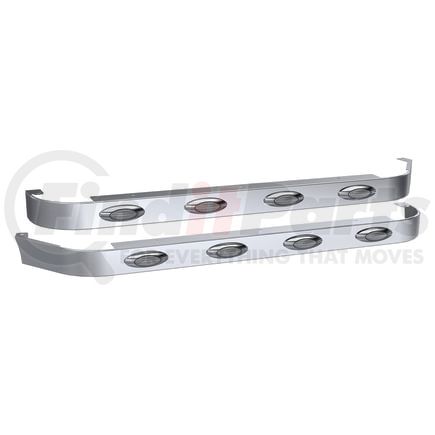 Panelite 20982501 SLEEPER SKIRT PAIR KW T680/T880/W990 52" W/O EXT W/M5 AMBER CLEAR LED (4)
