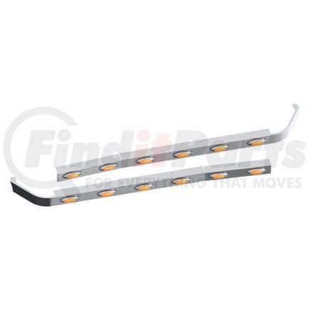 Panelite 20982543 SLEEPER SKIRT PAIR KW T680/T880/W990 CME 52" W/EXT 2.5" WIDE W/M5 AMBER LED (6)