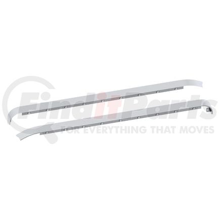 Panelite 20982907 SLEEPER SKIRT PAIR KW '07 EXHAUST 72" LONG W/ 3/4" RD CLEAR UNDERLIT LED (9)