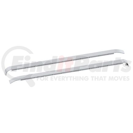 Panelite 20982908 SLEEPER SKIRT PAIR KW '07+ 86" LONG W/EXHAUST W/ 3/4" RD CLEAR UNDERLIT LED (11)