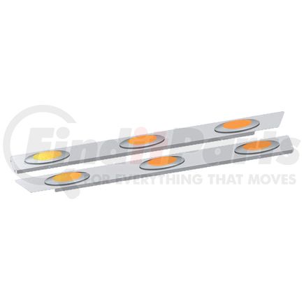 Panelite 20992116 CAB SKIRT PAIR KW T8 AEROCAB '95 W/M1 AMBER LED (3)_x000D_