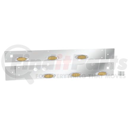 Panelite 20992151 CAB SKIRT PAIR KW W9L '11 (STEP DPF-MX) W/M1 AMBER LED (3) W/STEP LITES & BH