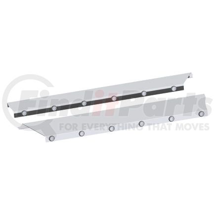 Panelite 20992923 CAB PANEL PAIR KW T680/T880/W990 CME (6) 3/4" CLEAR LENS RD UNDERLIT SS
