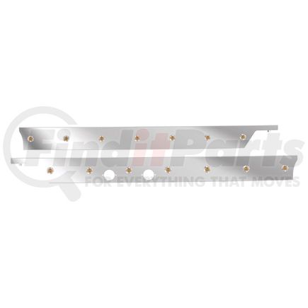 Panelite 20992960 SKIRT - CAB KW MLU T680 SH DUAL CME '22+ 4" W W/ 3/4" RD AMBER LEDS (7) & (2) BH
