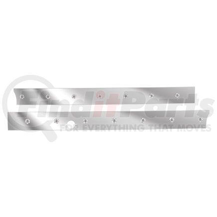Panelite 20992953 SKIRT - CAB KW MLU T680 MH DUAL CME '22+ 4" WIDE W/ 3/4" RD AMBER CLEAR LEDS (7)