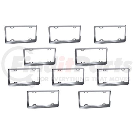 Panelite 30111010 LICENSE PLATE BEZEL EACH W/FREIGHTLINER ETCHED BULK PACK 10_x000D_