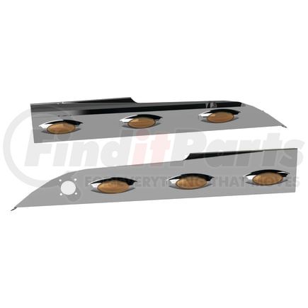 Panelite 40992401 CAB PANEL PAIR INTL LT DAYCAB W/X2ACG2-LED (3) W/BH