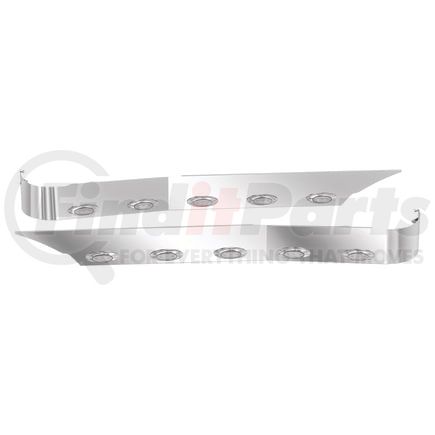 Panelite 50992510 CAB PANEL PAIR WS 47X DAYCAB SBA W/UNDERBODY EXHAUST W/(5) AMBER CLEAR M5 LEDS