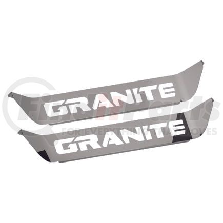 Panelite 60182001 DOOR KICK PLATE MACK W/GRANITE LOGO CUTOUT