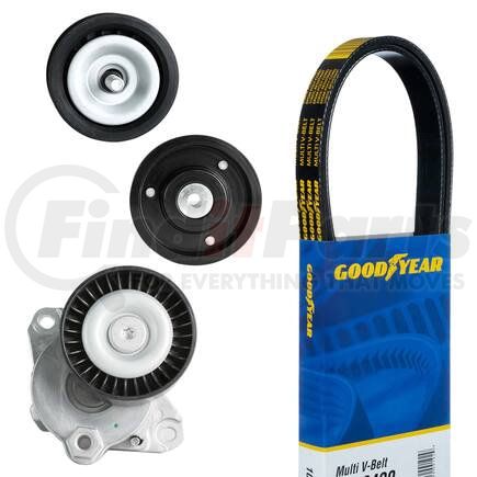 Goodyear Belts 3178 Serpentine Belt Drive Component Kit