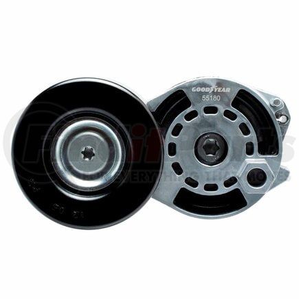 Goodyear Belts 55180 Accessory Drive Belt Tensioner Pulley - FEAD Automatic Tensioner, 3.01 in. Outside Diameter, Thermoplastic