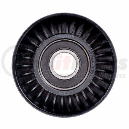 Goodyear Belts 57106 Accessory Drive Belt Idler Pulley - FEAD Pulley, 2.99 in. Outside Diameter, Thermoplastic