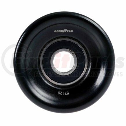 Goodyear Belts 57120 Accessory Drive Belt Idler Pulley - FEAD Pulley, 3.22 in. Outside Diameter, Steel