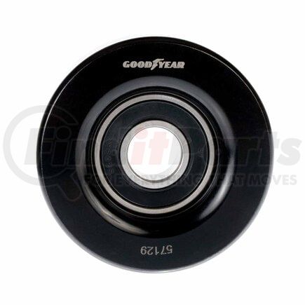 Goodyear Belts 57129 Accessory Drive Belt Idler Pulley - FEAD Pulley, 2.99 in. Outside Diameter, Steel