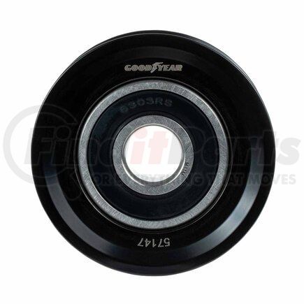 Goodyear Belts 57147 Accessory Drive Belt Idler Pulley - FEAD Pulley, 2.74 in. Outside Diameter, Steel