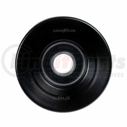 Goodyear Belts 57144 Accessory Drive Belt Idler Pulley - FEAD Pulley, 2.99 in. Outside Diameter, Steel