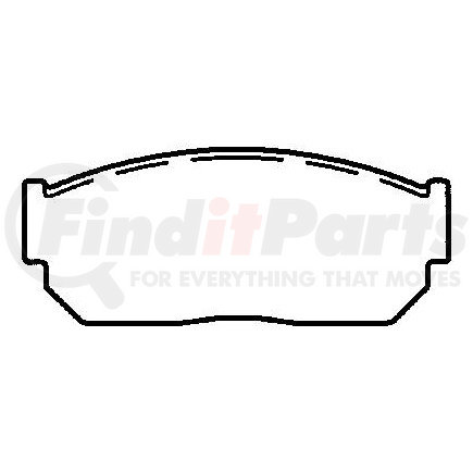 Bendix D247 DISC PAD PKG