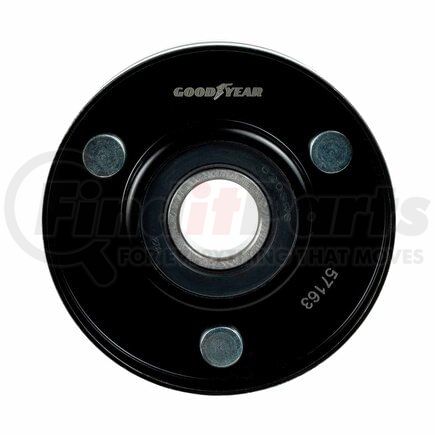 Goodyear Belts 57163 Accessory Drive Belt Idler Pulley - FEAD Pulley, 2.99 in. Outside Diameter, Steel