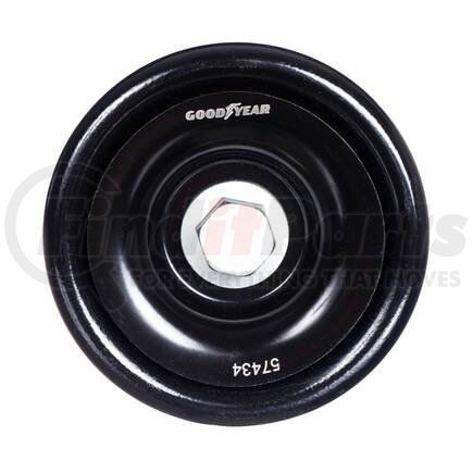 Goodyear Belts 57434 Accessory Drive Belt Idler Pulley - FEAD Pulley, 2.99 in. Outside Diameter, Steel