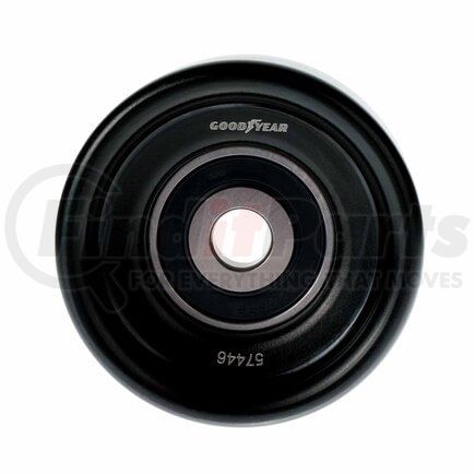 Goodyear Belts 57446 Accessory Drive Belt Idler Pulley - FEAD Pulley, 2.99 in. Outside Diameter, Steel