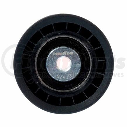 Goodyear Belts 57570 Accessory Drive Belt Idler Pulley - FEAD Pulley, 2.53 in. Outside Diameter, Thermoplastic