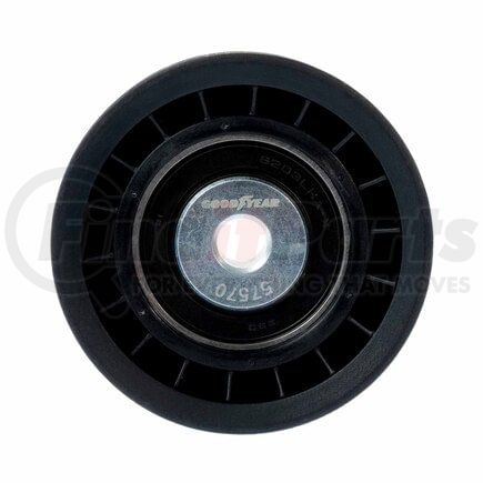 Goodyear Belts 57570 Accessory Drive Belt Idler Pulley - FEAD Pulley, 2.53 in. Outside Diameter, Thermoplastic