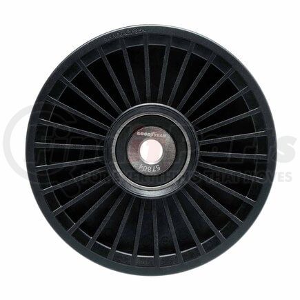 Goodyear Belts 57804 Accessory Drive Belt Idler Pulley - FEAD Pulley, 4.32 in. Outside Diameter, Thermoplastic