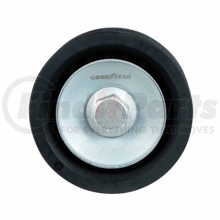 Goodyear Belts 57913 Accessory Drive Belt Idler Pulley - FEAD Pulley, 2.42 in. Outside Diameter, Thermoplastic