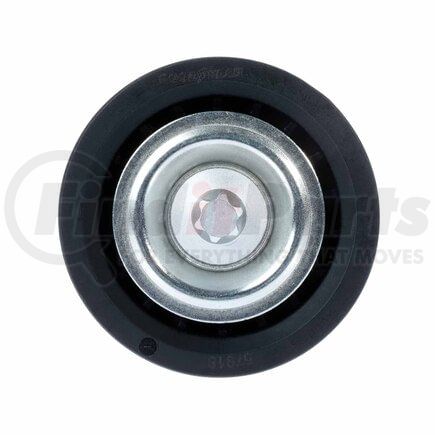 Goodyear Belts 57918 Accessory Drive Belt Idler Pulley - FEAD Pulley, 2.42 in. Outside Diameter, Thermoplastic