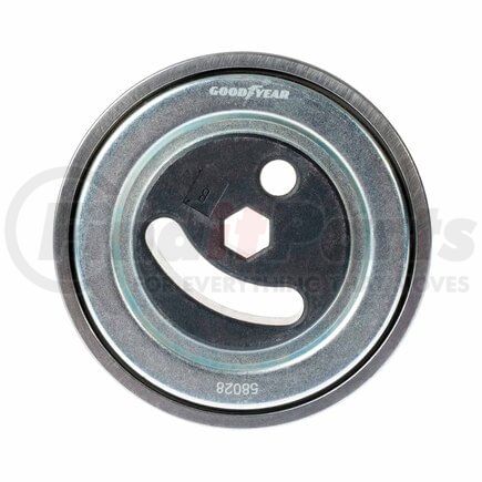 Goodyear Belts 58028 Accessory Drive Belt Idler Pulley - FEAD Pulley, 3.46 in. Outside Diameter, Steel
