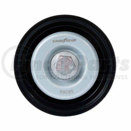 Goodyear Belts 58368 Accessory Drive Belt Idler Pulley - FEAD Pulley, 2.73 in. Outside Diameter, Steel